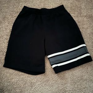 Black sweat-shorts size Large